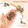 sourcing map Wood Furniture M4x10mm Threaded Insert Nuts Interface Hex Socket Drive 40pcs