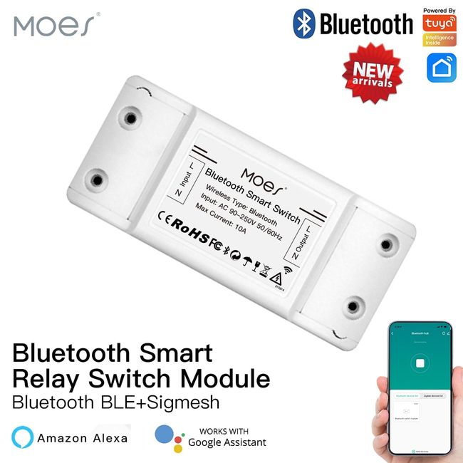 MOES WiFi RF Smart Ceiling Fan Light Switch Module + Remote Controller  Alexa APP 220V