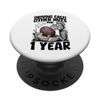 1st Wedding Anniversary 1 Year Driving Each Other Nuts PopSockets Swappable PopGrip