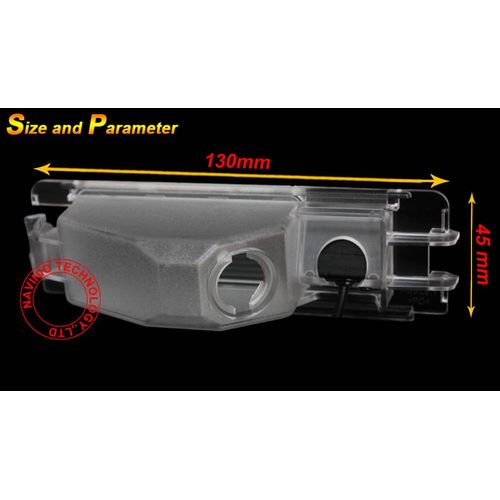 Navinio Waterproof Reversing Vehicle Specific Camera Integrated in Number Plate Light License Rear View Backup Parking Camera for March Logan Sandero Dacia Sander Stepway 2013