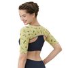 (Official) DRMETHOD Yogini Shaper Compression Upper Arm Wrap Shoulder Shapewear Sauna Suit, Khaki
