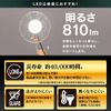 Iris Ohyama ILW-8GC4 LED Clip Light for Indoor Use, 810lm