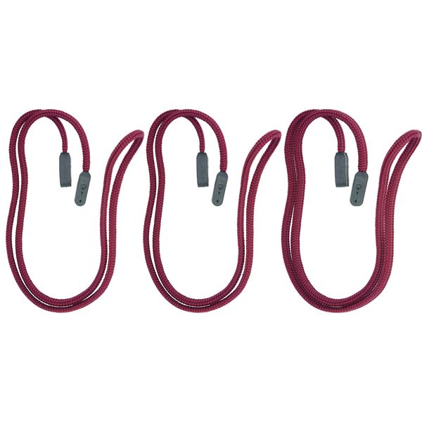 GoGrip Original - VALUE BUNDLE - Secure Glasses Cord - Spectacle and Spec Lanyard (Maroon x 3)
