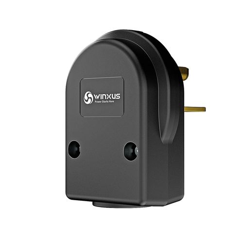 WINXUS 2 in 1 NEMA 6-30P & 6-50P Plug, 30/50 Amp 250 Volt Angle, 3 Pole 3 Wire Straight Blade for Welder and Ranges, Cable OD Max. 1.06 Inch Black