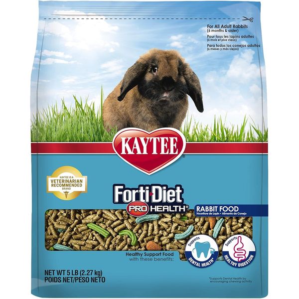 Forti-Diet Pro Health Adult Rabbit Food, 5-Lb Bag