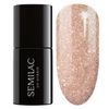 SEMILAC 349 Delicate Vanilla Glitter Nail UV Gel Polish | Long Lasting and Easy to Apply | Soak off UV/Led | Perfect for Home and Professional Manicure and Pedicure 7 ml