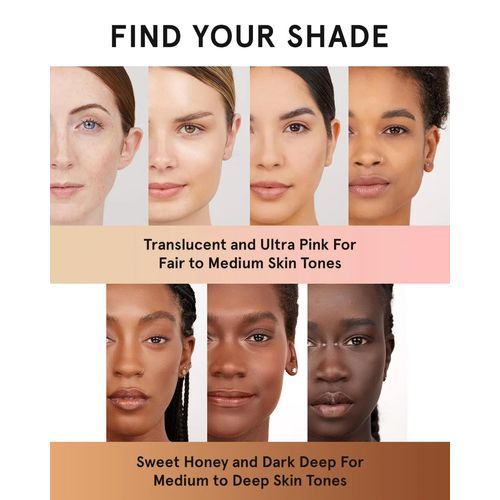 One Size Ultimate Blurring Setting Powder Full Size - Ultra Pink - for Fair to Medium Skin Tones