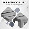 OSD 3 Nest of Tables Grey Solid Wood