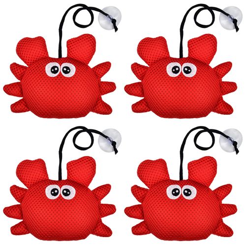 xinrongda 4 Pieces Hot Tub Scum Absorber for Spa, Reusable 3D Oil Absorbing Sponge, Hot Tub Cleaning Kit for Hot Tub Accessories, Swimming Pool and Spa, Crab