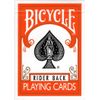 Orange Rider Back Bicycle Playing Cards Poker Size Deck USPCC