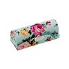 Hanyi Lipstick Case with Mirror, 3 Pcs Vintage Floral Print Leather Lipstick Holder Box Jewelry Organiser