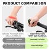 WEST BIKING Lengthen Ergonomic MTB Bicycle Handle Bar Ends Rest Assistant Handle