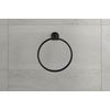 Duravit Starck T Wall Mounted Towel Ring Matt Black One Size
