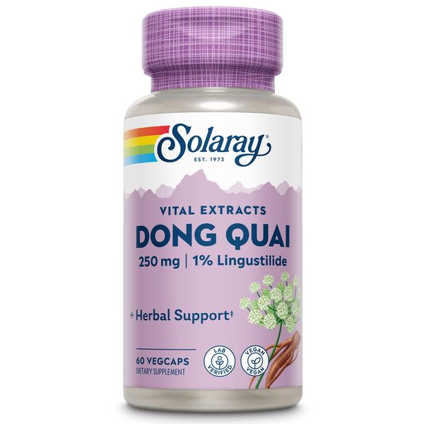 Solaray Guaranteed Potency Dong Quai Root Extract, Veg Cap (Btl-Plastic) | 60ct