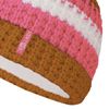 Trollkids Hallingdal Bobble Hat, Caramel Brown/Salmon Pink