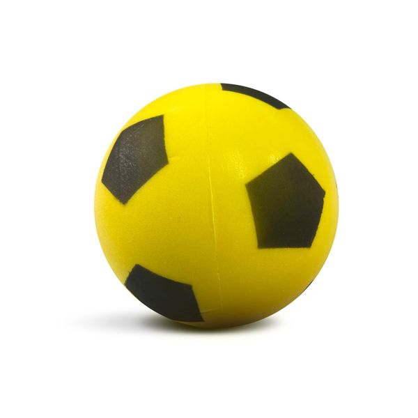 MantraRaj Fun Sport Size 3 Blue Football | Indoor Outdoor Soft Sponge Foam Soccer Ball | Play Many Games For Hours Of Fun | Suitable For Adults, Boys And Girls Of All Ages (Yellow)