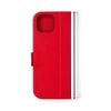 CONVERSE iPhone 13 iP13-CV15 Uncle Patch & Stripes Book Type Case Red