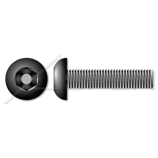 (100 pcs) #6-32 X 5/8", Security Machine Screws, Button Head Tamper Resistant Hex Socket Pin Drive, Alloy Steel, Includes Driver Bit