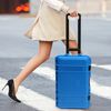 Gdrasuya10 22" Waterproof Case Protective Roller Camera Hard Case Shell Water And Shock Resistant W/Foam Storage Case Camera (Blue)