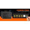 6-Gang LED Light Bar Switch Panel - Wireless Remote ON/OFF Circuit Control Box