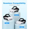 Head Strap for Meta Quest 3/3S/Meta Quest 2, VR Headset Elite Strap Replacement for Oculus Quest 3/3S/2 Accessories, Pressure-Reduce Headstrap