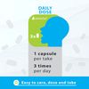 Calcium & Magnesium – 100 Capsules | Bone, Teeth and Muscle Support Formula by BIOHERBA