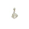 Gold Plated Baseball Glove Charm with Lobster Claw Clasp