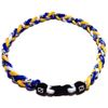 Sport Ropes Triple Titanium Necklace (Blue/Yellow/White, 22")