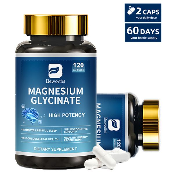 Advanced Magnesium Complex + Ashwagandha & GABA – Stress Relief, Muscle