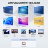 Unitek Improved Version Game Console Type, Multi-functional, External CD and DVD Drive, USB Hub Function, USB 3.0/Type C Port, Portable Drive, Read/Write, SD Card Reader (Compatible with Windows