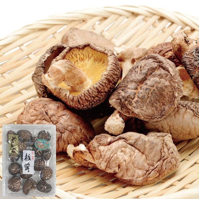 Fresh Demon Dried Shiitake Mushrooms, Donko, 2.6 oz (75 g), Shiitake Mushrooms, Seisuke from Shizuoka Prefecture