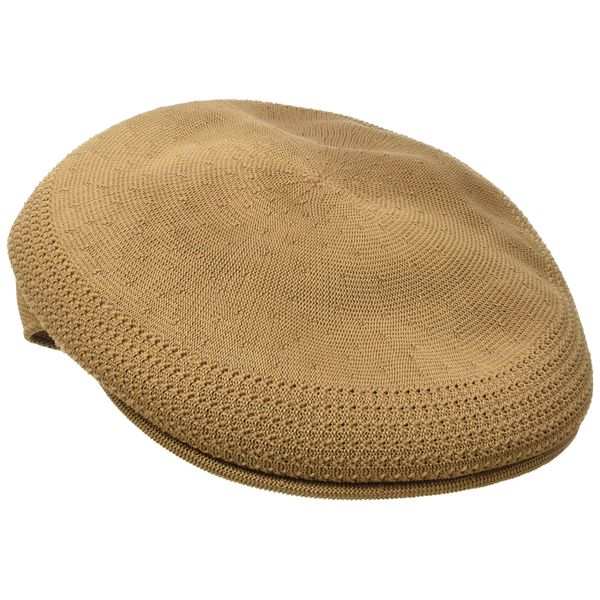Kangol Tropic Ventair 504 Flat Cap, Brown (Tan), Large