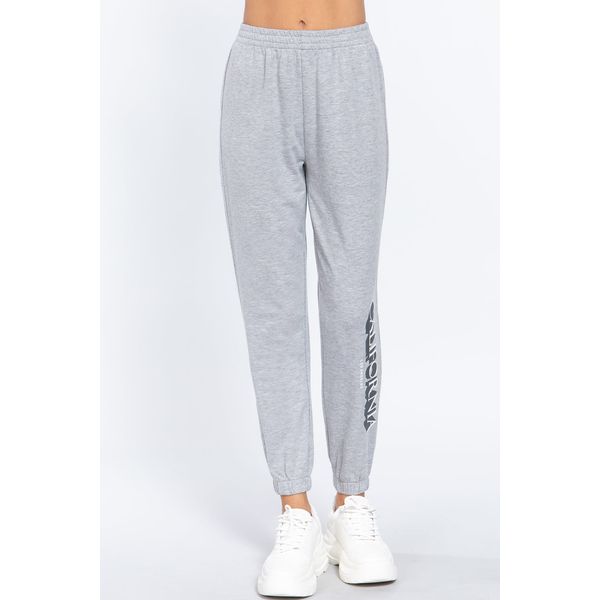 Graphic Long Jogger Pants - M