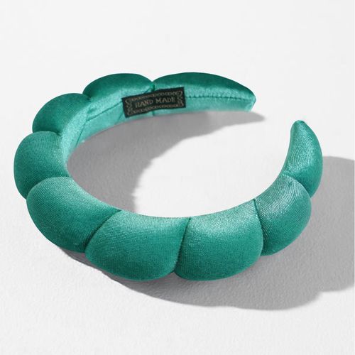 Ayesha Spa Headband Bubble Skincare Headband for Washing Face Clouds Soft Hairband Skincare Makeup Headbands for Women Girls Shower Makeup Skincare(green)