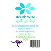 Ashwaganda Root Pure Extract Organic 100 Capsules 5:1