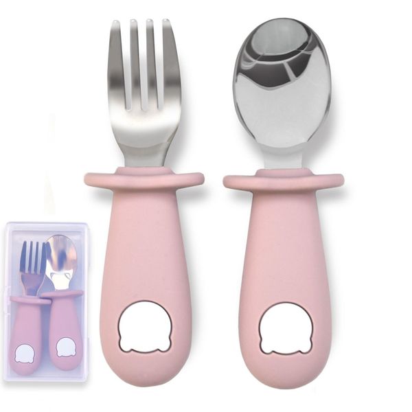 Spoon & Fork Set with Case Cutlery Set/Baby 0 Years 1 Year Child