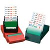 Bridge Partner Bidding Box/Bietbox klein - 4 Stück mit Inhalt - schwarz