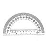hand2mind Clear, Plastic, Student Math Protractor Set for Classroom (Pack of 100)