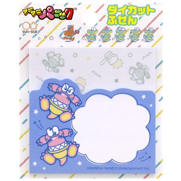 Sunstar Stationery Crocodile Panic S2833620 Sticky Notes, Die Cut, Blue
