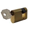 Lince 0580 - Oval-Shaped Lock (Brassed, 1/2-Inch, 27 mm)