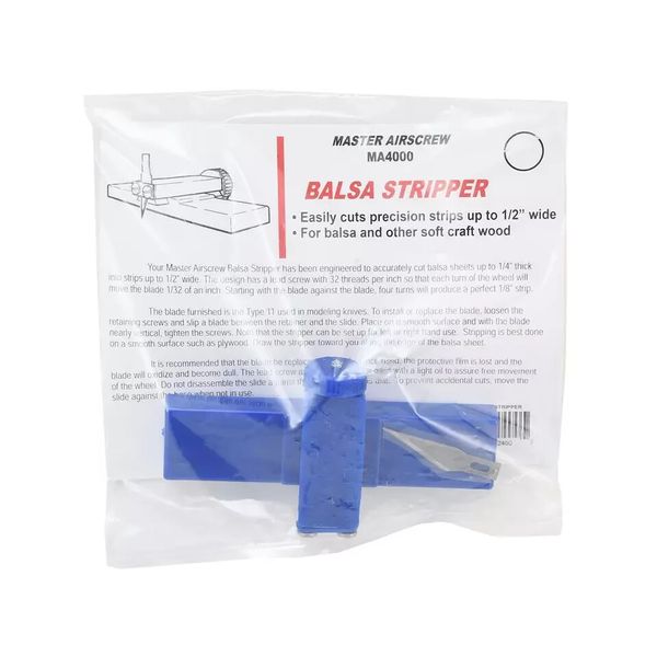 Master Airscrew RC Remote Control Model Airplane Balsa Wood Stripper MAS4000