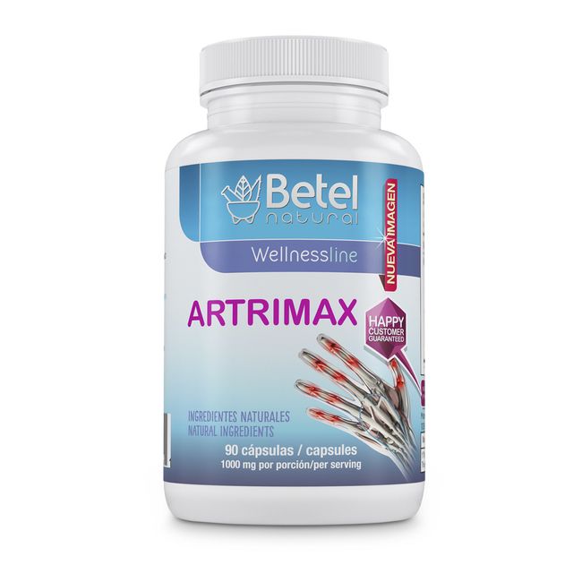 Artrimax Premium by Betel Natural - Arnica, Curcuma, Glucosamine - 90 Capsules