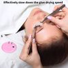 150 Pieces False Eyelash Glue Holder Eyelash Extension Glue Holder Tray Flower Shape Glue Pallet Pads for Nail Art or Tattoo Ink, 5 Colors