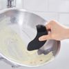 H concept Kitchen Tool Black +d Happy Bird Scraper & Brush DA-1280-BK