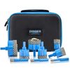 9pcs/box Diamond Hole Saw Kit Core Drilling Bit Set for Porcelain Marble Tile