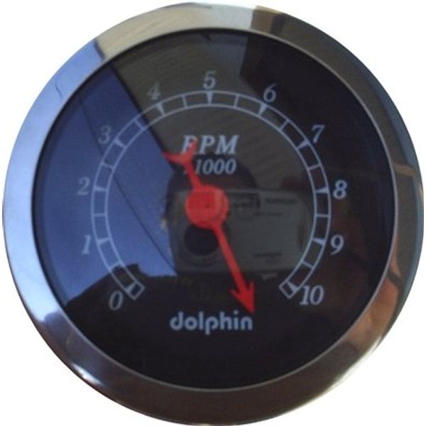 Dolphin Gauges-2-1/16 Electronic Tach - Black