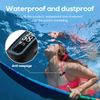 EEweca 2-Pack Clip Case Accessory for Fitbit Inspire 3/Inspire 2, Black+Soft Pink