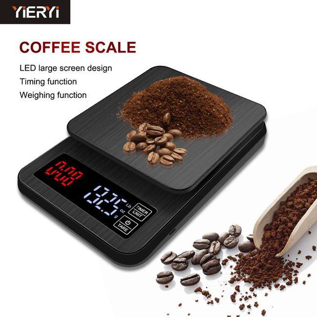 Small Coffee Scale Sensitive Accurate 1000g 0.1g Digital Pocket Coffee Scale with Timer Tare Function