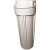10" White Filter Housing 1/4" Connections