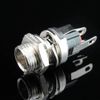 sourcingmap 5Pcs 5.5mmx2.1mm DC Power Jack Socket Female Panel Mounting Connector